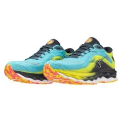 Mizuno Men's Wave Sky 7 Running Shoe - Jet Blue/White - Regular (D) 10 Mizuno Men's Wave Sky 7 Running Shoe - Jet Blue/White - Regular (D) -Gazelle Sports 411411 JB00 09