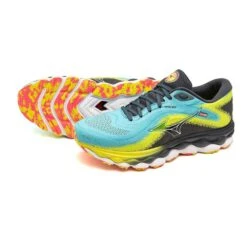 Mizuno Men's Wave Sky 7 Running Shoe - Jet Blue/White - Regular (D) 11 Mizuno Men's Wave Sky 7 Running Shoe - Jet Blue/White - Regular (D) -Gazelle Sports 411411 JB00 11