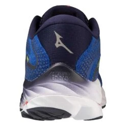 Mizuno Men's Wave Rider 27 Running Shoe - Surf The Web/White - Regular (D) 20 Mizuno Men's Wave Rider 27 Running Shoe - Surf The Web/White - Regular (D) -Gazelle Sports 411415 5E00 05