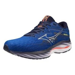 Mizuno Men's Wave Rider 27 Running Shoe - Surf The Web/White - Regular (D) 16 Mizuno Men's Wave Rider 27 Running Shoe - Surf The Web/White - Regular (D) -Gazelle Sports 411415 5E00 07