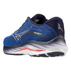 Mizuno Men's Wave Rider 27 Running Shoe - Surf The Web/White - Regular (D) 21 Mizuno Men's Wave Rider 27 Running Shoe - Surf The Web/White - Regular (D) -Gazelle Sports 411415 5E00 08