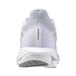 Mizuno Men's Wave Rider 28 Running Shoe- White/Ultimate Grey- Regular (D) -Gazelle Sports 411456 00UG 05
