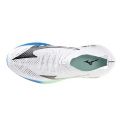 Mizuno M Neo Zen (D) - White/Frontier Blue -Gazelle Sports 411495 005H 04