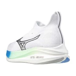 Mizuno M Neo Zen (D) - White/Frontier Blue -Gazelle Sports 411495 005H 07