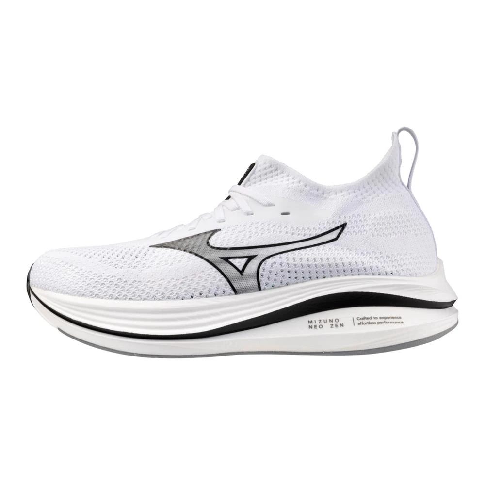 Mizuno Men's Neo Zen Running Shoe - White/Black- Regular (D) 5 Mizuno Men's Neo Zen Running Shoe - White/Black- Regular (D) - Image 3
