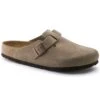 Birkenstock Boston Soft Footbed - Taupe - Medium/Narrow -Gazelle Sports 560771