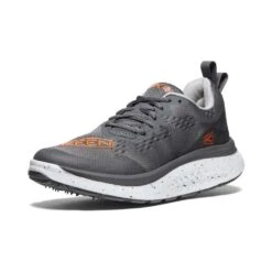 Keen Men's WK400 Walking Shoe - Steel Grey/Scarlet Ibis- Regular (D) 7 Keen Men's WK400 Walking Shoe - Steel Grey/Scarlet Ibis- Regular (D) -Gazelle Sports 59495cdf7aca664a350926d7f1cfc3a171af00a1