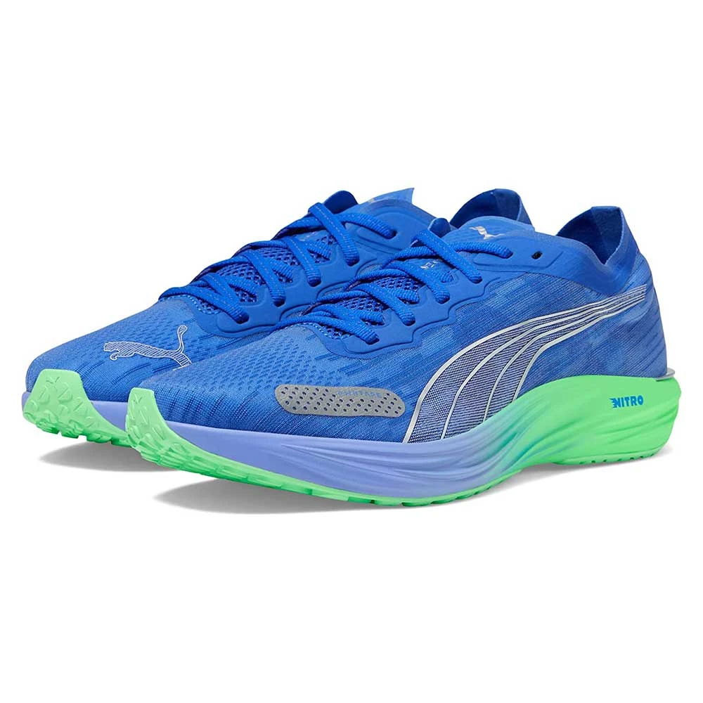 Men's Liberate Nitro 2 Running Shoe - Royal Sapphire/PUMA Silver/Fizzy Lime - Regular (D) 5 Men's Liberate Nitro 2 Running Shoe - Royal Sapphire/PUMA Silver/Fizzy Lime - Regular (D) - Image 3