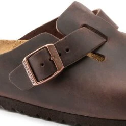 Birkenstock Boston Oiled Leather - Habana -Gazelle Sports 860133 detail 1