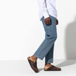 Birkenstock Boston Oiled Leather - Habana -Gazelle Sports 860133 f look m