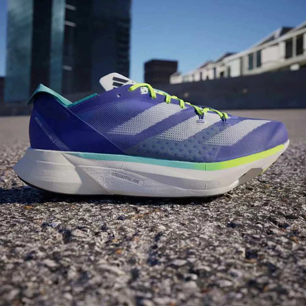 ADIDAS Adizero Adios Pro 3 Running Shoe - Cobalt Blue/Zero Metalic/Lucid Lemon - Regular (D) 5 ADIDAS Adizero Adios Pro 3 Running Shoe - Cobalt Blue/Zero Metalic/Lucid Lemon - Regular (D) - Image 3