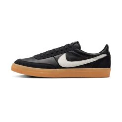 Nike Men's Killshot 2 Leather Indoor Soccer Shoe - Black/Sail/Gum Yellow - Regular (D) -Gazelle Sports AURORA 432997 070 PHSLH000 2000