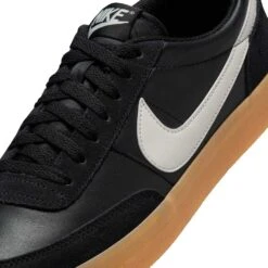 Nike Men's Killshot 2 Leather Indoor Soccer Shoe - Black/Sail/Gum Yellow - Regular (D) -Gazelle Sports AURORA 432997 070 PHSYD001 2000