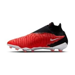Nike Gripknit Phantom GX Elite Dynamic Fit FG Soccer Cleat - Bright Crimson/Black-White- Regular (D) -Gazelle Sports AURORA DC9969 600 PHSLH001 2000 1