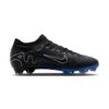 Nike Zoom Mercurial Vapor 15 Pro FG Soccer Cleat- Black/Chrome-Hyper Blue- Regular (D) -Gazelle Sports AURORA DJ5603 040 PHSRH001 2000