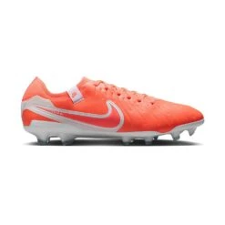 All Gender Nike Tiempo Legend 10 Pro Soccer Shoe - Hot Lava/White - Regular (D)