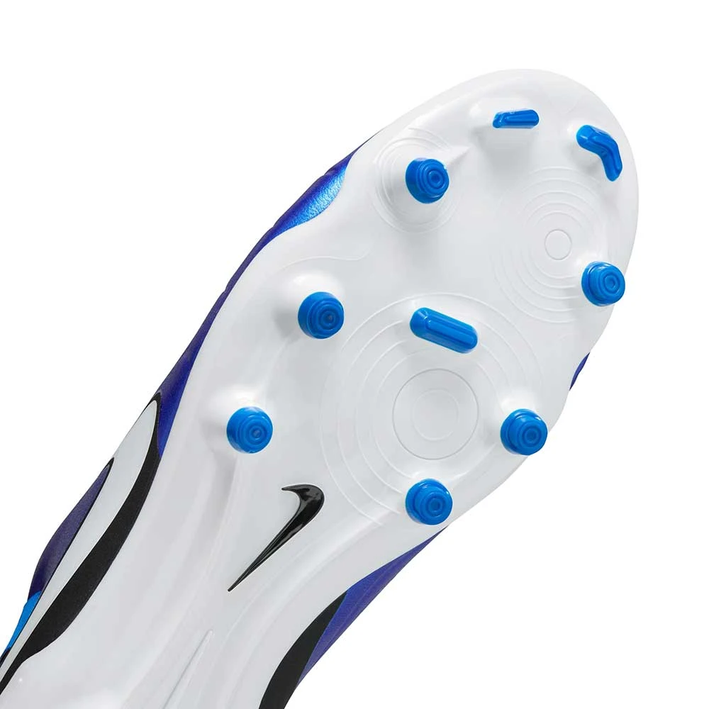 Nike Tiempo Legend 10 Academy Multi-Ground Low-Top Soccer Cleats - Signal Blue/White- Regular (D) 8 Nike Tiempo Legend 10 Academy Multi-Ground Low-Top Soccer Cleats - Signal Blue/White- Regular (D) - Image 6
