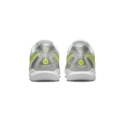 Nike Tiempo Legend 10 Academy IC Indoor Soccer Shoe - Metallic Silver/White/Volt - Regular (D) -Gazelle Sports AURORA DV4341 001 PHCBH000 2000