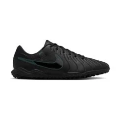 Nike Tiempo Legend 10 Academy Turf Soccer Shoe - Black/Black/Deep Jungle - Regular (D)