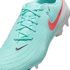 Nike All Gender Phantom GX II Academy FG/MG Soccer Shoe - Mint/Atomic Red/Off Noir - Regular (D) -Gazelle Sports AURORA FD6723 300 PHSYD001 2000