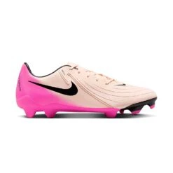 Nike Phantom GX II Academy FG/MG Soccer Cleat - Crimson Tint/Black/Pink Blast - Regular (D)
