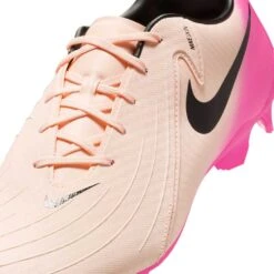 Nike Phantom GX II Academy FG/MG Soccer Cleat - Crimson Tint/Black/Pink Blast - Regular (D) -Gazelle Sports AURORA FD6723 800 PHSYD001 2000