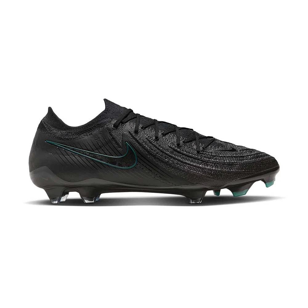 Nike Men's Phantom GX II Elite FG Soccer Cleat - Black/Black-Deep Jungle - Regular (D) 3 Nike Men's Phantom GX II Elite FG Soccer Cleat - Black/Black-Deep Jungle - Regular (D)