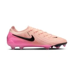 Nike All Gender Phantom GX II Elite FG Soccer Cleats - Crimson/Black/Pink Blast - Regular (D)