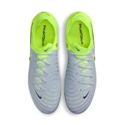 Nike Phantom GX II Pro FG Soccer Cleat - Metallic Silver/Black/Volt - Regular (D) -Gazelle Sports AURORA FJ2563 003 PHCTH001 2000