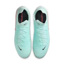Nike All Gender Phantom GX II Pro FG Soccer Shoe -Mint/Atomic Red - Regular (D) -Gazelle Sports AURORA FJ2563 300 PHCTH001 2000