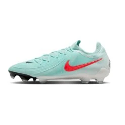 Nike All Gender Phantom GX II Pro FG Soccer Shoe -Mint/Atomic Red - Regular (D) -Gazelle Sports AURORA FJ2563 300 PHSLH000 2000