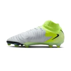 Nike Phantom Luna II Elite FG Soccer Cleats - Metallic Silver/Black/Volt - Regular (D) -Gazelle Sports AURORA FJ2572 003 PHSLH001 2000