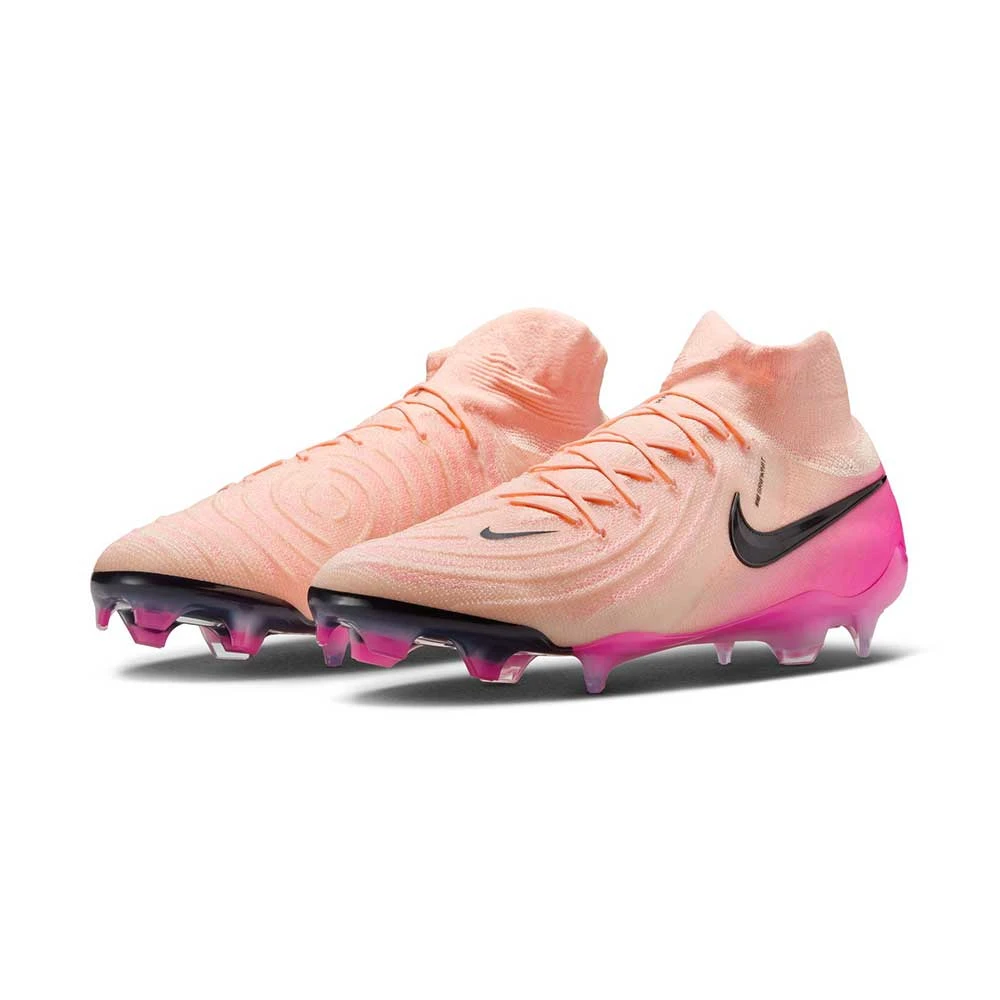 Nike All Gender Phantom Luna II Elite FG Soccer Cleats - Crimson Tint/Black/Pink Blast - Regular (D) 5 Nike All Gender Phantom Luna II Elite FG Soccer Cleats - Crimson Tint/Black/Pink Blast - Regular (D) - Image 3