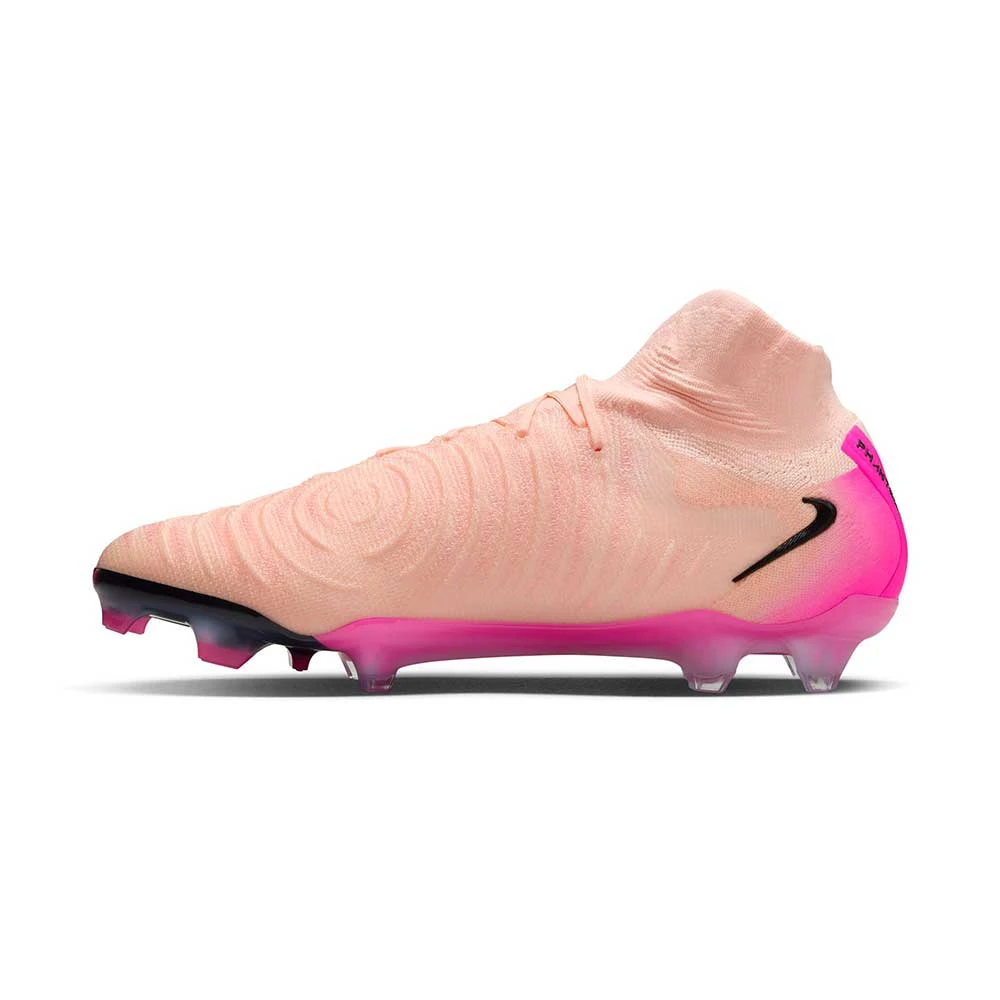Nike All Gender Phantom Luna II Elite FG Soccer Cleats - Crimson Tint/Black/Pink Blast - Regular (D) 4 Nike All Gender Phantom Luna II Elite FG Soccer Cleats - Crimson Tint/Black/Pink Blast - Regular (D) - Image 2