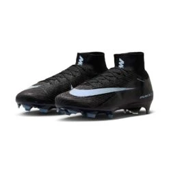 Nike Zoom Superfly 10 Elite FG Firm Ground Cleat - Black/Ice Blue - Regular (D) -Gazelle Sports AURORA FQ1454 001 PHCFH001 2000