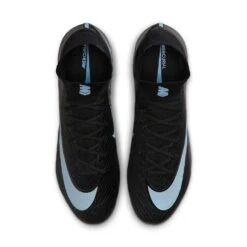 Nike Zoom Superfly 10 Elite FG Firm Ground Cleat - Black/Ice Blue - Regular (D) -Gazelle Sports AURORA FQ1454 001 PHCTH001 2000