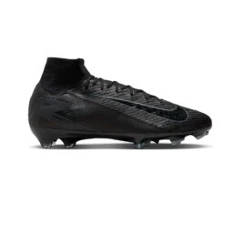 Nike Mercurial Zoom Superfly 10 Elite FG Soccer Shoe - Black/Black-Deep Jungle - Regular (D)