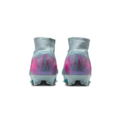 Nike All Gender Mercurial Zoom Superfly 10 Elite FG High-Top Soccer Cleats - Ocean Cube/Pink Blast - Regular (D) -Gazelle Sports AURORA FQ1454 301 PHCBH000 2000