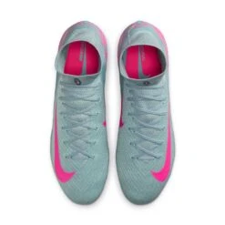 Nike All Gender Mercurial Zoom Superfly 10 Elite FG High-Top Soccer Cleats - Ocean Cube/Pink Blast - Regular (D) -Gazelle Sports AURORA FQ1454 301 PHCTH001 2000