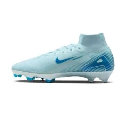 Nike All Gender Mercurial Zoom Superfly 10 Elite FG High-Top Soccer Cleats - Glacier Blue/Blue Orbit - Regular (D) -Gazelle Sports AURORA FQ1454 400 PHSLH001 2000