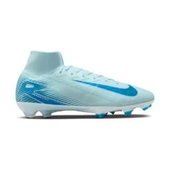 Nike All Gender Mercurial Zoom Superfly 10 Elite FG High-Top Soccer Cleats - Glacier Blue/Blue Orbit - Regular (D)