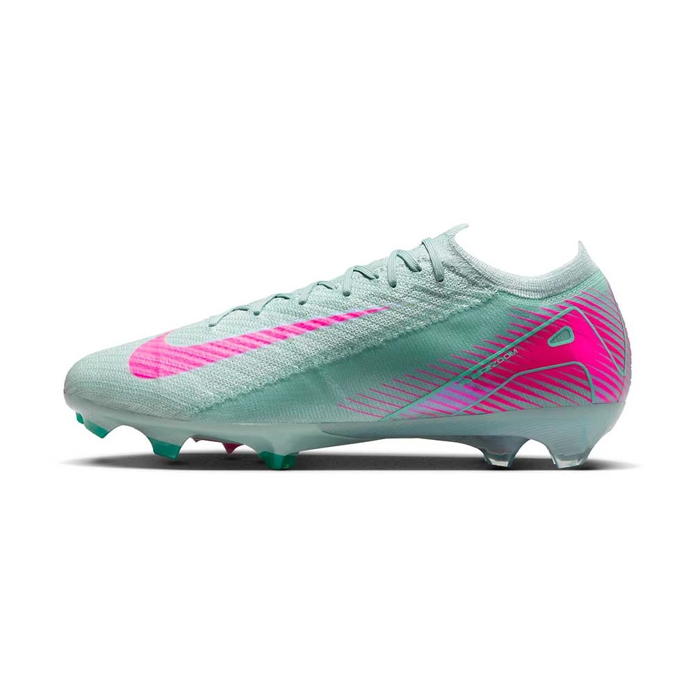 Nike All Gender Zoom Vapor 16 Elite FG Soccer Cleat - Ocean Cube/Pink Blast - Regular (D) 4 Nike All Gender Zoom Vapor 16 Elite FG Soccer Cleat - Ocean Cube/Pink Blast - Regular (D) - Image 2