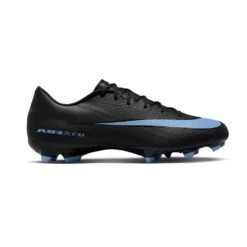 Nike ZM Vapor 16 Academy FG/MG Soccer Cleat - Black/Ice Blue - Regular (D)