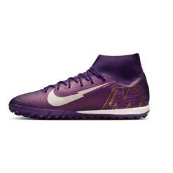 Nike All Gender Zoom Superfly 10 Academy Mbappé TF Soccer Shoe - Grand Purple/Pale Ivory -Gazelle Sports AURORA FQ8333 500 PHSLH001 2000