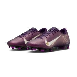 Nike All Gender Zoom Vapor 16 Academy Mbappé FG/MG Soccer Cleat - Grand Purple/Pale Ivory -Gazelle Sports AURORA FQ8377 500 PHCFH001 2000