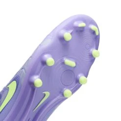 Nike All Gender Legend 10 Academy FG/MG Soccer Shoe - Purple Agate/Barely Volt - Regular (D) -Gazelle Sports AURORA HF1590 500 PHSUD001 2000