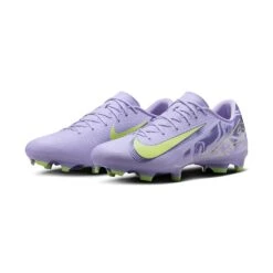 Nike All Gender ZM Vapor 16 Academy FG/MG Soccer Shoe - Purple Agate/Barely Volt - Regular (D) -Gazelle Sports AURORA HF1604 500 PHCFH001 2000