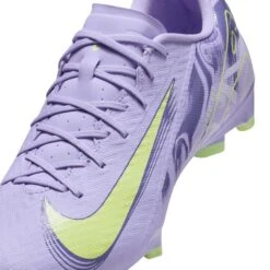 Nike All Gender ZM Vapor 16 Academy FG/MG Soccer Shoe - Purple Agate/Barely Volt - Regular (D) -Gazelle Sports AURORA HF1604 500 PHSYD001 2000