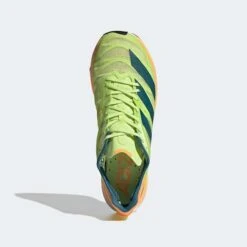 ADIDAS Unisex ADIZERO Adios Pro 2 - Pulse Lime/Real Teal/Flash Orange-Regular (D) -Gazelle Sports Adizero Adios Pro 2.0 Shoes Green GX3124 02 standard hover