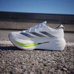 ADIDAS Men's Adizero Prime X 2 Strung Running Shoe - Cloud White/Core Black/Lucid Red - Regular (D) -Gazelle Sports Adizero Prime X 2.0 STRUNG Shoes White IH5685 HM7